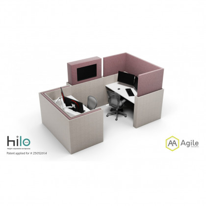 AgileAcoustics Launches hilo.work: The World’s First Height-Adjustable Acoustic Screen System