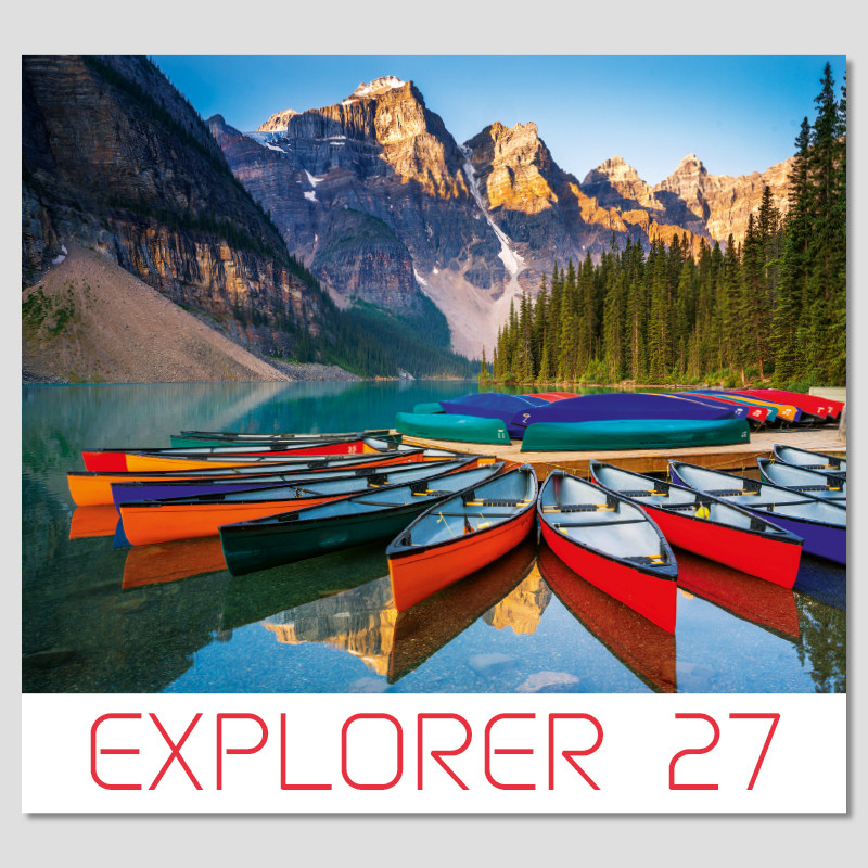 Explorer Business Wall Calendar - Made in Britain