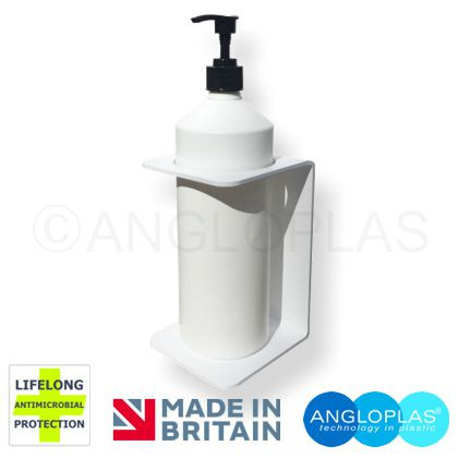 BH87-BIO Hand Sanitiser / Soap / Gel Bottle Wall Bracket