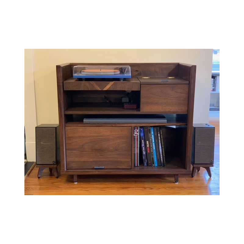 Mid century online modern speaker stands