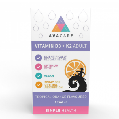 AvaCare Vitamin D3+K2 Adult