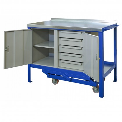 Steel Top Mobile Workbenches