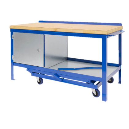 Wood top Mobile Workbenches