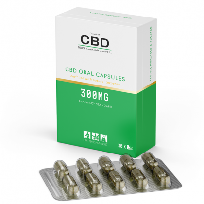 100% Cannabis CBD Capsules