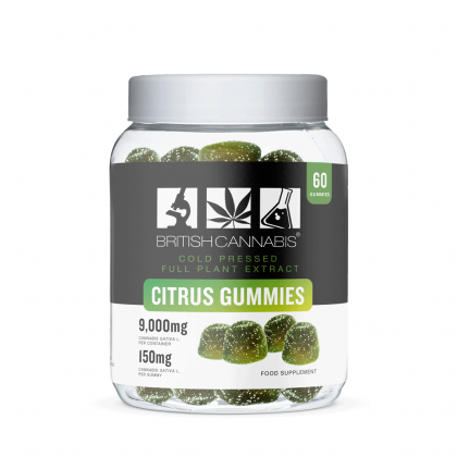 Cold-Pressed Cannabis sativa L. Extract Gummies