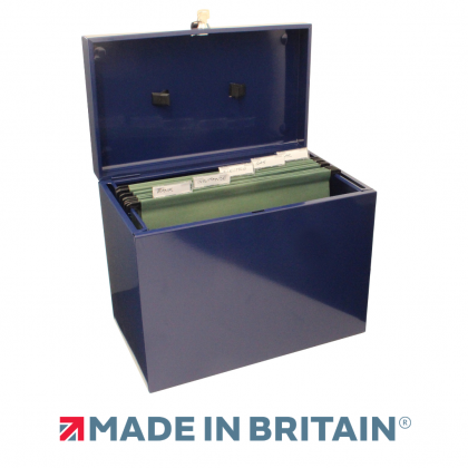 A4 Blue File Box