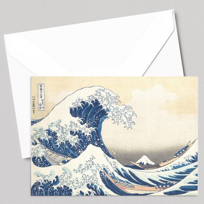 THE GREAT WAVE OFF KANAGAWA - KATSUSHIKA HOKUSAI - GREETING CARD