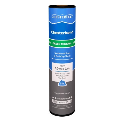 Chesterfelt Chesterbond Green Mineral - Traditional Pour and Roll Cap Sheet Membrane
