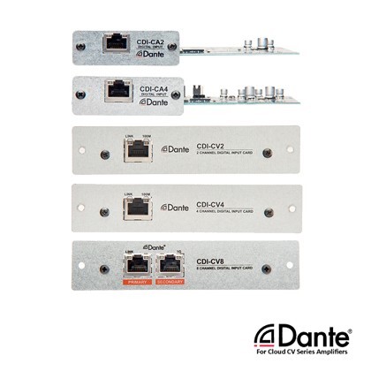 Dante Cards for CDI Series Amplifiers