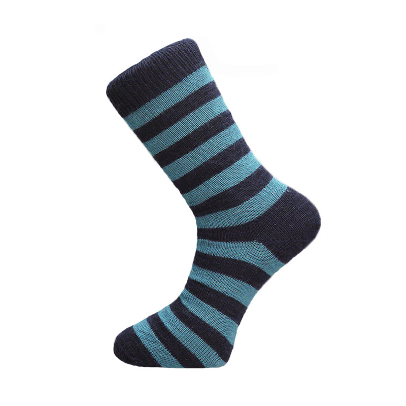 Corrymoor Devon Stripes Mohair Socks - Made in Britain