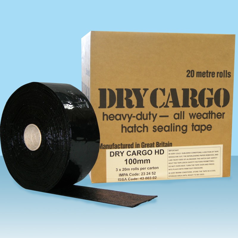 DRY CARGO Heavy Duty hatch sealing tape - Made in Britain