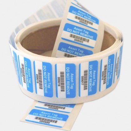 Generic 3M Polyester Laminated Asset Tag