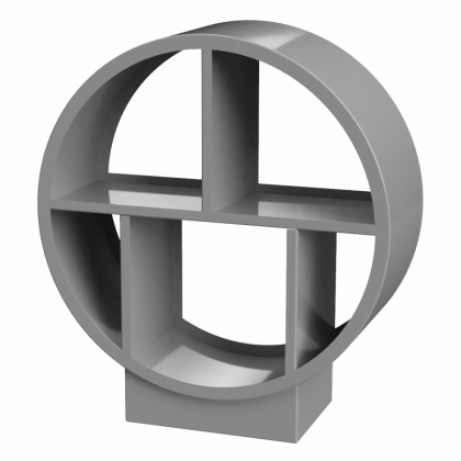 Metal Circular Log Store