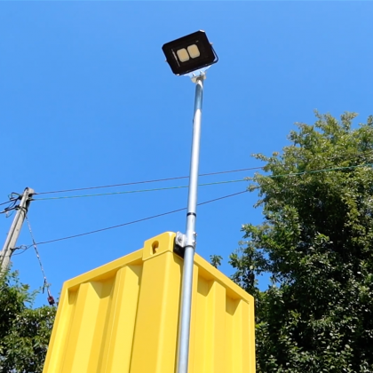 Full Height Shipping Container Floodlight Kit