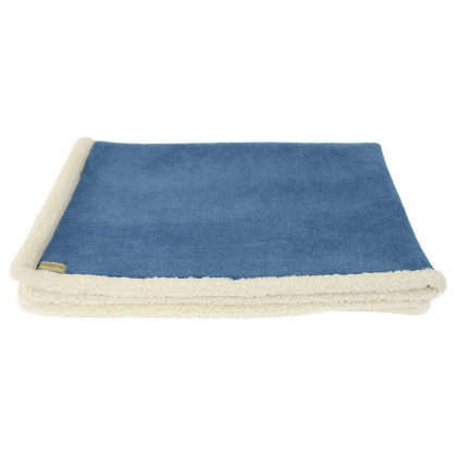 Sherpa Pet Blanket in Denim Blue