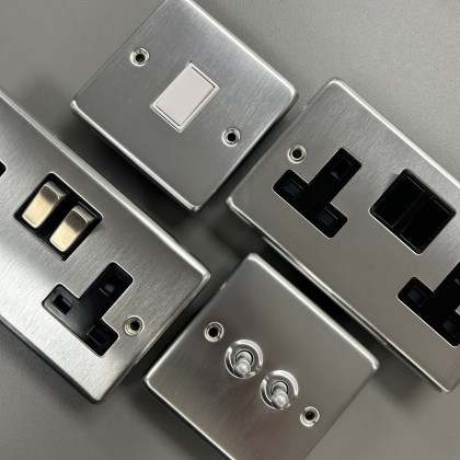 Polished Chrome Sockets and Switches