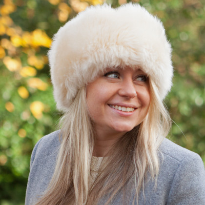 Snow Queen Sheepskin Hat