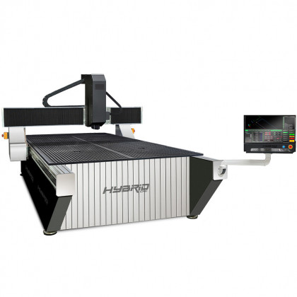 Hybrid QTC Granite 1220 - Large Format CNC Router & Milling Machine - 8x4