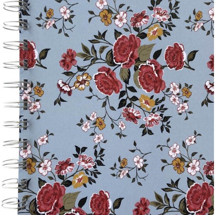 Floral Notepad/Notebook 80gsm 70 Sheets (140 pages) Plain, Lined, Squared, Dotted, Lined Plain Combo