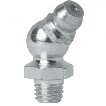 1/4" x 28 SAE-LT 45˚ Grease Fitting