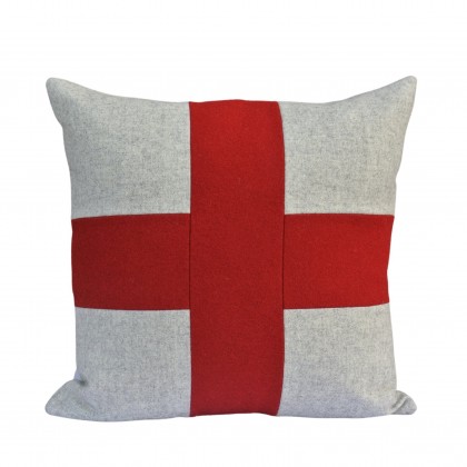 "St. George Bosh" Cushion - Red