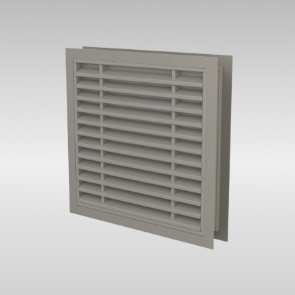LVN20S intumescent fire & smoke resistant air transfer grilles