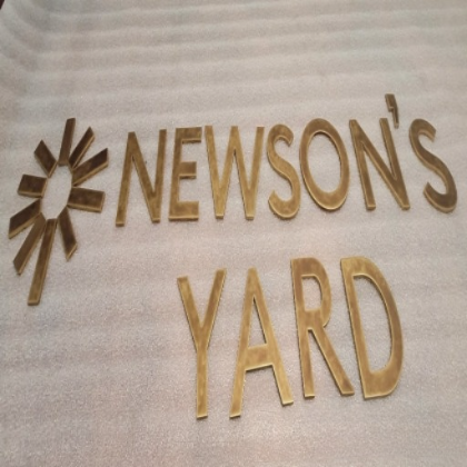 Brass & Copper Letters – Custom Cut Signage & Branding