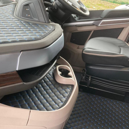 Tailored Faux Leather Truck Cab Mats