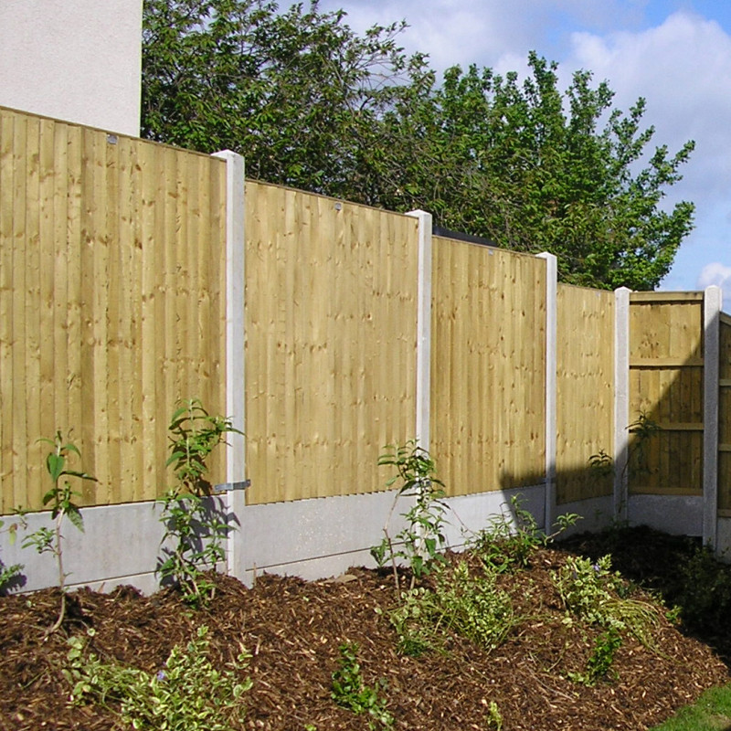 Slotted Concrete Fence Posts And Gravel Boards Made In Britain