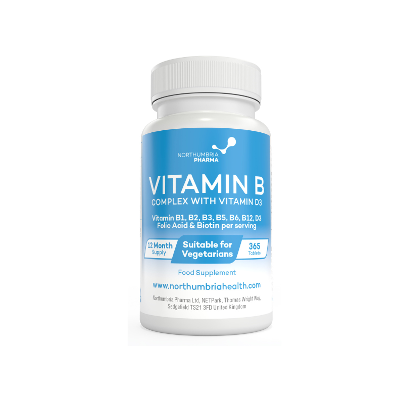 Vitamin B Complex 365 Vegetarian Tablets - Made In Britain