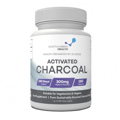 Activated Charcoal 300mg 180 Vegan Capsules