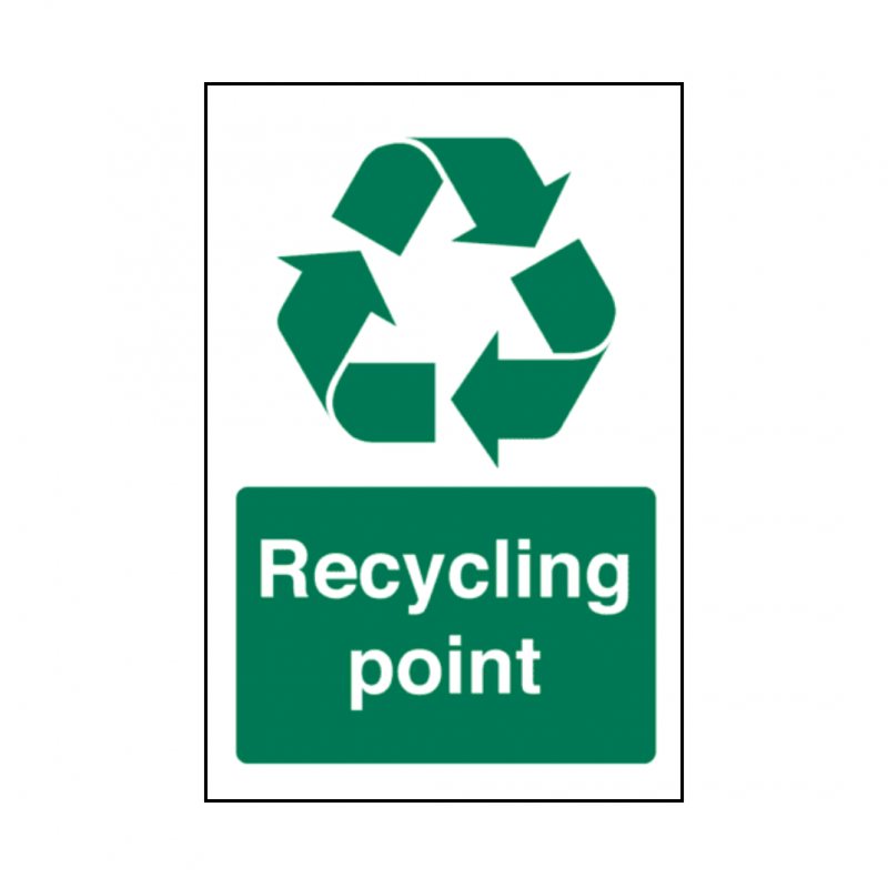 Recycling sign - Made in Britain