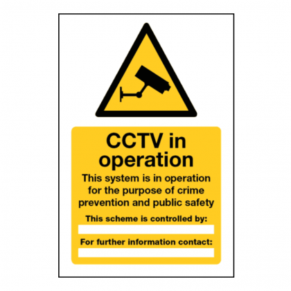 CCTV in Operation Sign