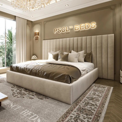 DUKE OF PSCL LUXURY HOTEL STYLE WIDE 3 PIECE HEADBOARD BED