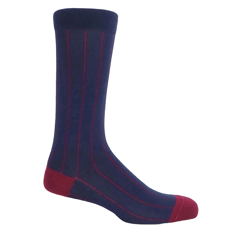 Pin Stripe Men's Socks - Made in Britain