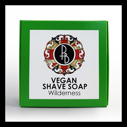 Wilderness VEGAN Shaving Soap 40g - BIODEGRADABLE PACKAGING