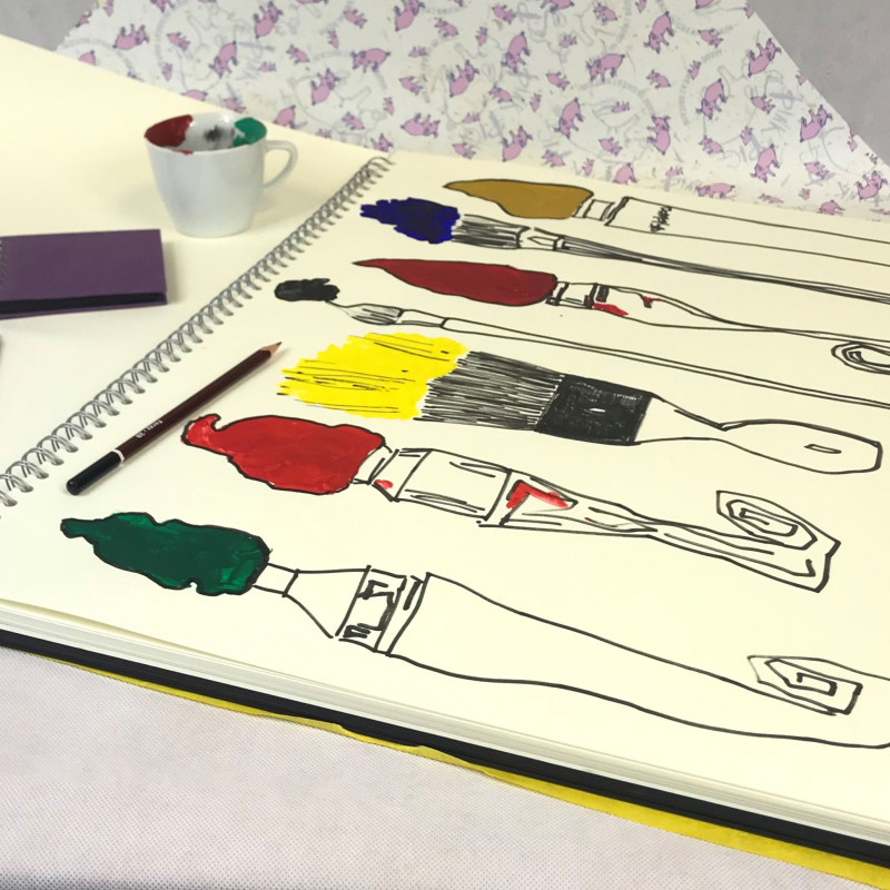 A2 sketchbooks Made in Britain