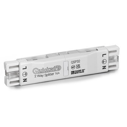 Quickwire 2-way Splitter 16A