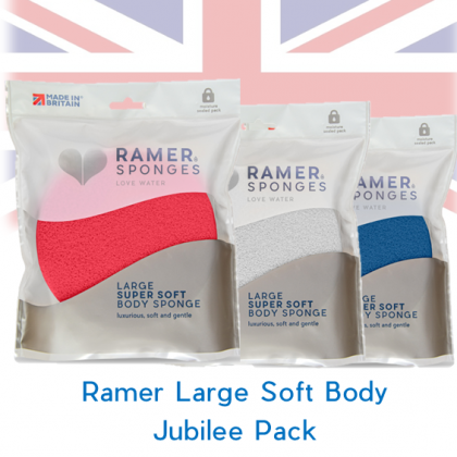 Ramer Large Super Soft Body Sponge Jubilee bundle