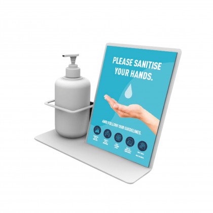 Counter Sanitiser Stand & Gel