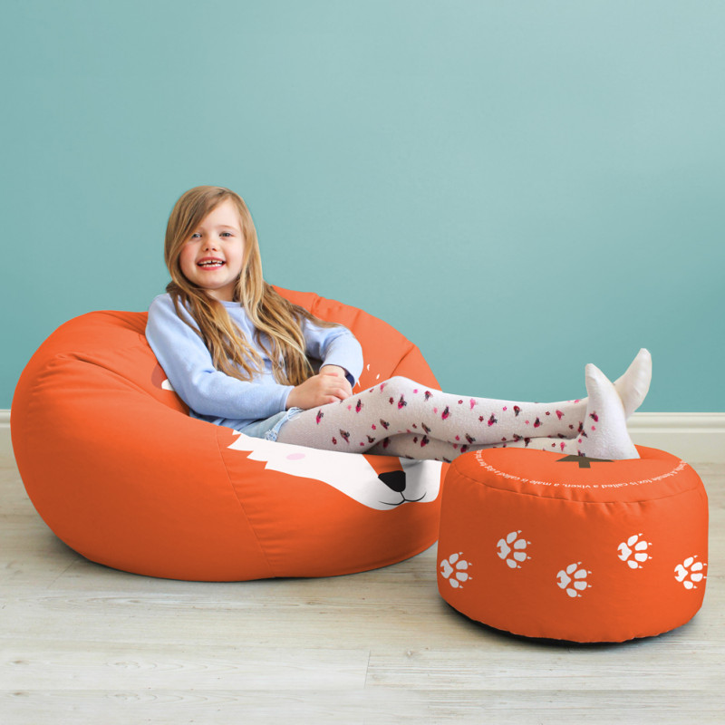 FOX ANIMAL BEAN BAG Made In Britain   Image 1 1665066479 