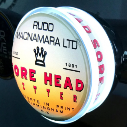 Beer Tap Lenses and Keg Badges