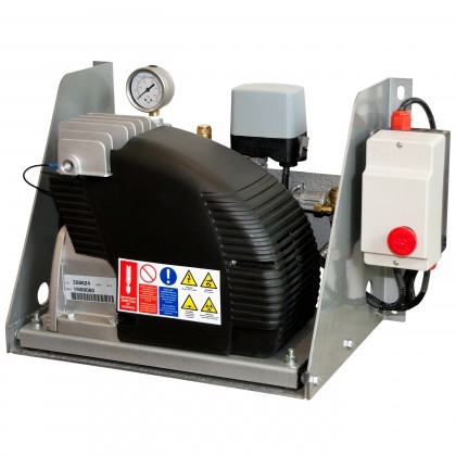Air Compressor for dry pipe fire sprinkler system - 230v or 3ph/400v - lubricated - no receiver