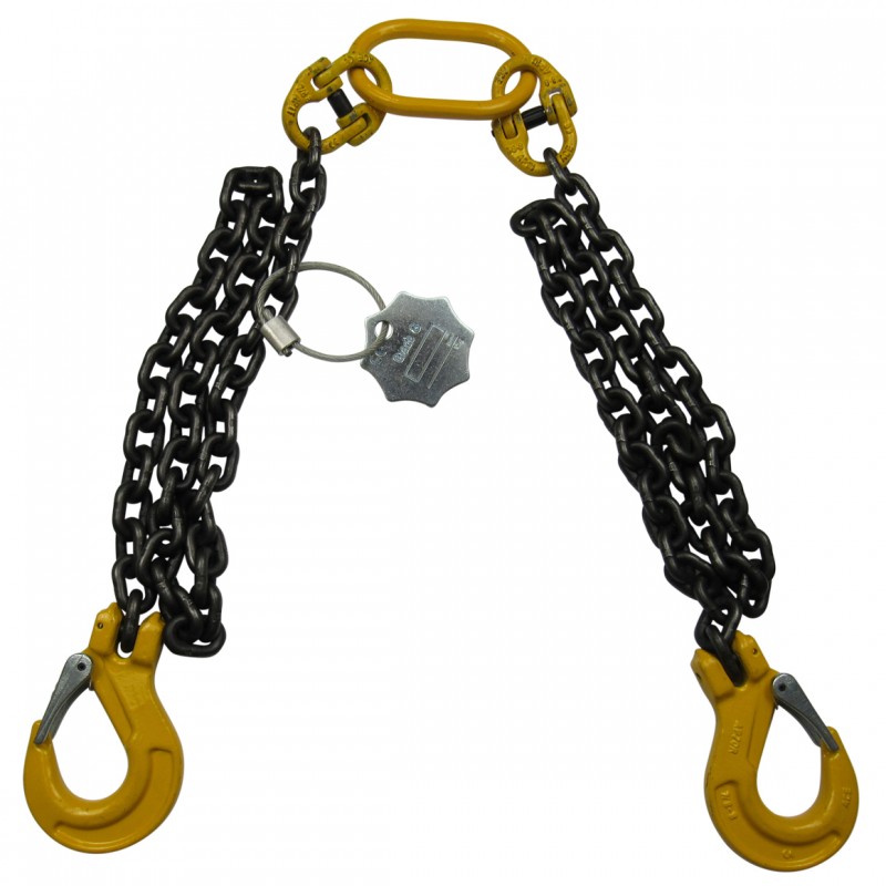 Lifting Chain Slings - Grade 80 sizes 1.5 Ton - 26.5 Ton SWL - Made in  Britain