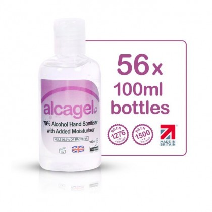 Vanguard Alcagel® 70% Alcohol Hand Sanitiser (56x100ml)