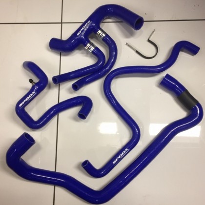 Peugeot 106 GTi Complete Silicone Coolant Hose Kit (BLUE) - With Oil Cooler