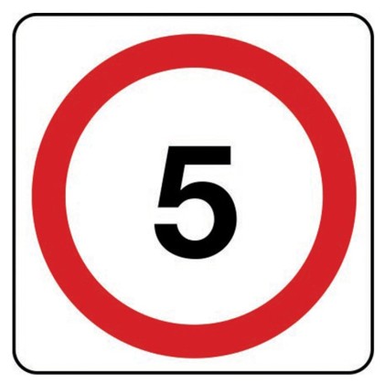CE Certified Speed Limit Signs