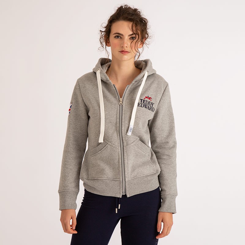 Abi - Women's Embroidered Hoodie - Made in Britain