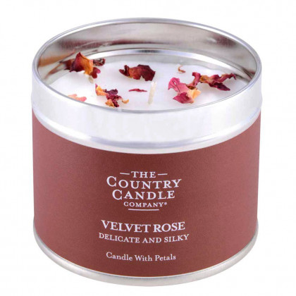 PASTELS Velvet Rose Tin Candle