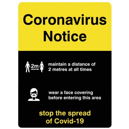 Coronavirus Stop The Spread Sign